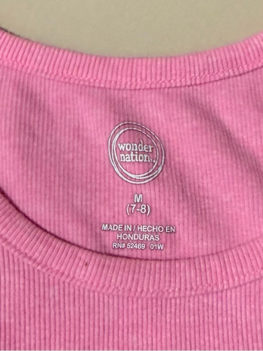 Girl's Wonder Nation Ribbed Tank Tops - Picture 2 of 4